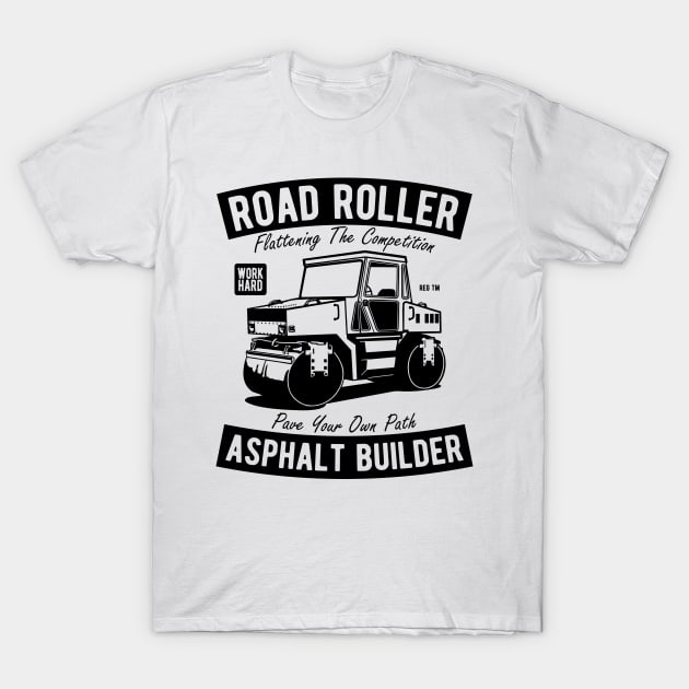 Road Roller T-Shirt by JakeRhodes